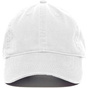 Unisex White 100% Cotton Soft Adjustable Buckle Classic Plain Baseball Caps